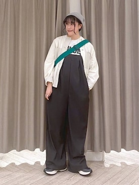 「クリップデニム_studio CLIP」｜「アイテム（その他アウター）」を使った、ちろっPさん（レディース・163cm）の秋コーディネート