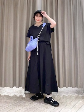 「studio CLIP（スタディオクリップ）のアイテム」を使った、ちろっPさん（レディース・163cm）の夏コーディネート