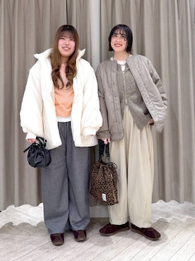 「studio CLIP（スタディオクリップ）のアイテム」を使った、ちろっPさん（レディース・163cm）の冬コーディネート