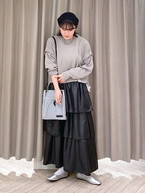 セール】小さいサイズ シアーハイネックカットソー 低身長さん