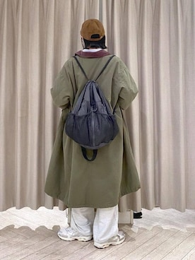 「アイテム（モッズコート）」を使った、ちろっPさん（レディース・163cm）の冬コーディネート