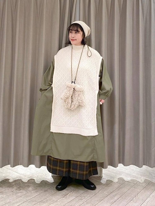 セール】ニットレイヤードワンピース（ワンピース）｜studio CLIP