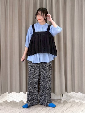 「studio CLIP（スタディオクリップ）のアイテム（シューズ）」を使った、ちろっPさん（レディース・161cm）の春コーディネート
