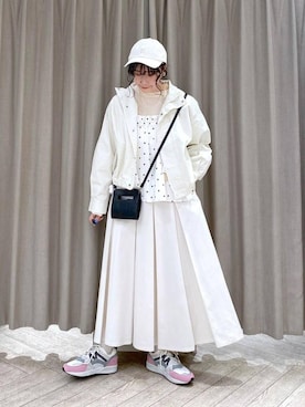 「アイテム（財布）」を使った、ちろっPさん（レディース・163cm）の春コーディネート