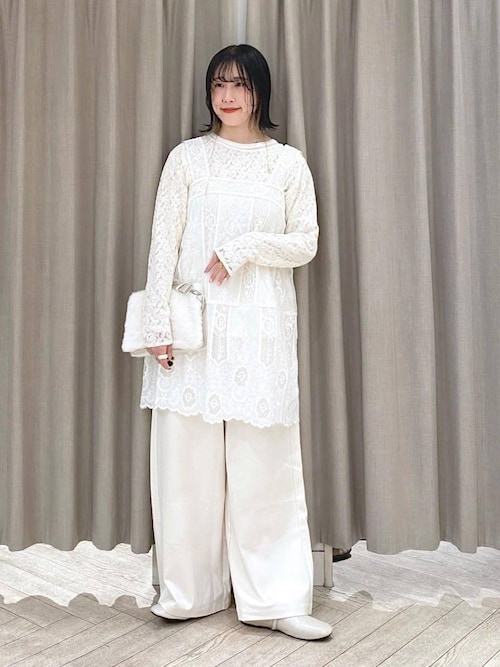 レースチュニックワンピース（チュニック）｜studio CLIP（スタディオ