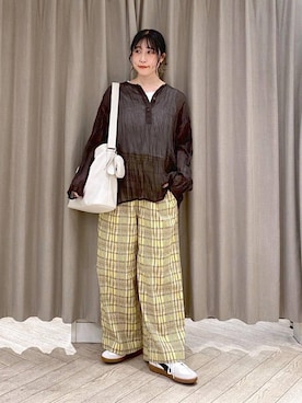 ちろっPさん(レディース・163cm)の秋コーディネート