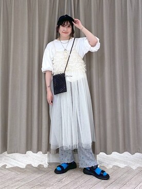 ちろっPさん（レディース・163cm）の夏コーディネート