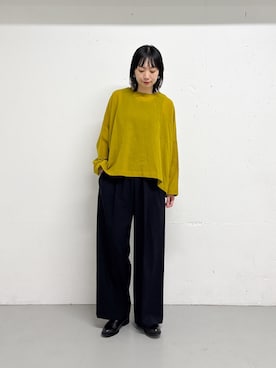 yabuuchiさん（骨格ナチュラル・レディース・167cm）の秋コーディネート
