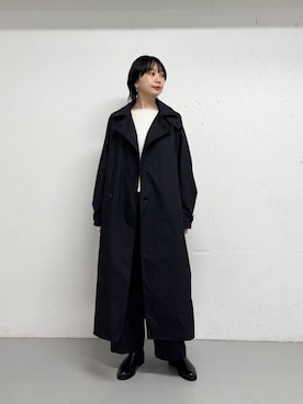 「黒髪」｜yabuuchiさん（レディース・167cm）の冬コーディネート