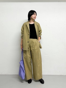 「ブルベ冬×秋カラーコーデ」｜yabuuchiさん（レディース・167cm）の秋コーディネート