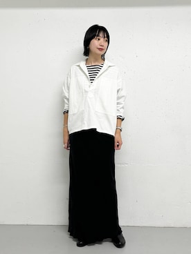 「ブルベ冬×秋カラーコーデ」｜yabuuchiさん（レディース・167cm）の秋コーディネート