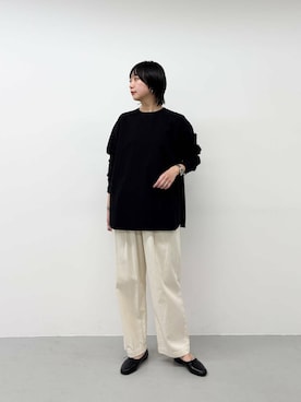 「黒髪」｜yabuuchiさん（レディース・167cm）の春コーディネート
