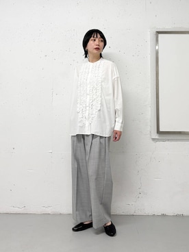 「黒髪」｜yabuuchiさん（レディース・167cm）の冬コーディネート