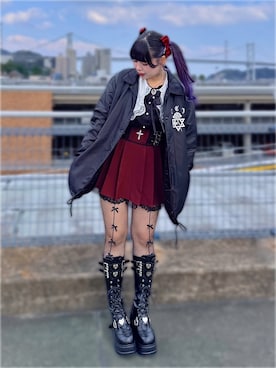 「MA*RS（アメーバーマーズ）のアイテム」を使った、きちゃん🎀さん（レディース・158cm）の秋コーディネート