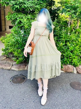 「さらっと晴れやかスナップ」｜きちゃん🎀さん（レディース・158cm）の夏コーディネート