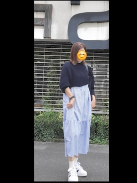 「お洒落さんとつながりたい」｜「アイテム（シャツワンピース）」を使った、satokiさん（レディース・158cm）の春コーディネート