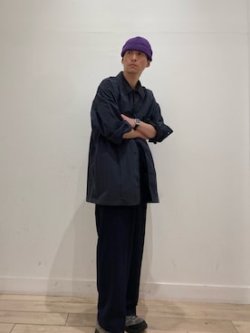 「FORK&SPOON（フォークアンドスプーン）のアイテム（シャツ/ブラウス）」を使った、yuukishibataさん（メンズ・165cm）の秋コーディネート