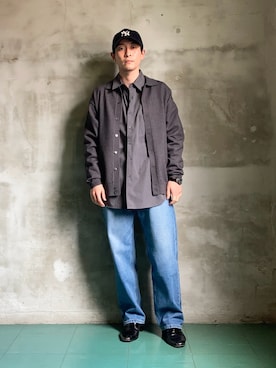 「アイテム（カーディガン/ボレロ）」を使った、yuukishibataさん（メンズ・165cm・20代）の秋コーディネート