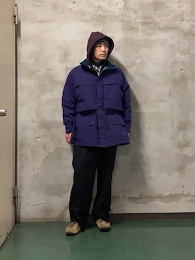 「アイテム（その他アウター）」を使った、yuukishibataさん（メンズ・165cm・20代）の冬コーディネート