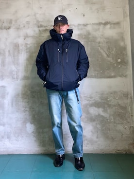 「アイテム（ダウンジャケット/コート）」を使った、yuukishibataさん（メンズ・165cm・20代）の秋コーディネート