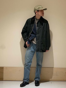 「アイテム（スーツジャケット）」を使った、yuukishibataさん（メンズ・163cm）の冬コーディネート