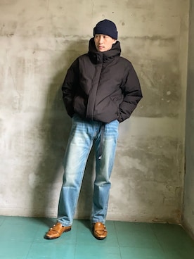 「アイテム（その他アウター）」を使った、yuukishibataさん（メンズ・165cm）の秋コーディネート