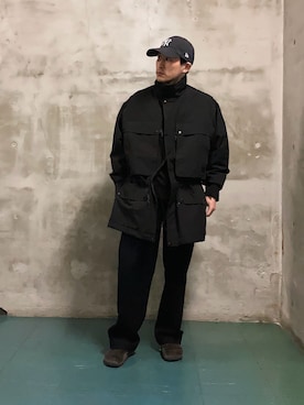 「アイテム（その他アウター）」を使った、yuukishibataさん（メンズ・165cm）の秋コーディネート
