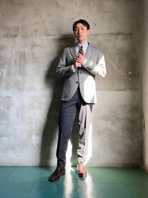LIFE STYLE TAILOR ウールライクコンフォータブルスマートパンツ