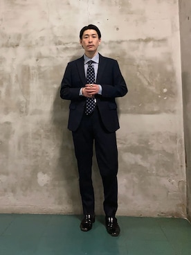 「アイテム（テーラードジャケット）」を使った、yuukishibataさん（メンズ・165cm・20代）の冬コーディネート