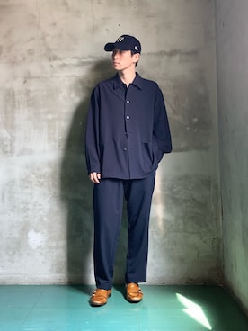 「アイテム（テーラードジャケット）」を使った、yuukishibataさん（メンズ・165cm）の秋コーディネート