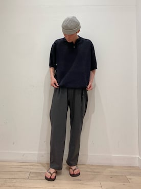 「URBAN RESEARCH DOORS（アーバンリサーチドアーズ）のアイテム（ニット/セーター）」を使った、yuukishibataさん（メンズ・165cm）の夏コーディネート