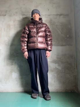 「おでかけコーデ」｜「アイテム（ダウンジャケット/コート）」を使った、yuukishibataさん（メンズ・165cm）の冬コーディネート