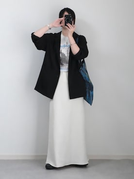 「tiptop（ティップトップ）のアイテム」を使った、ゆ ず も も .さん（レディース・160cm）の秋コーディネート