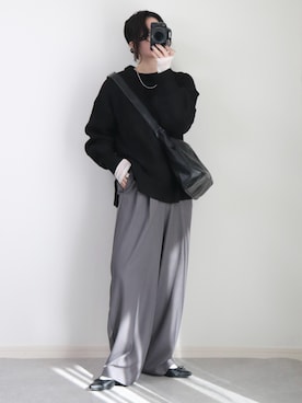 ゆ ず も も .さん(レディース・160cm)の冬コーディネート