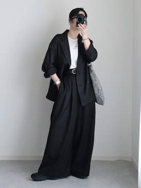 「アイテム（リング）」を使った、ゆ ず も も .さん（レディース・160cm）の秋コーディネート