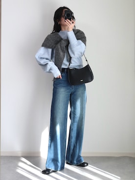 「アイテム（リング）」を使った、ゆ ず も も .さん（レディース・160cm）の秋コーディネート