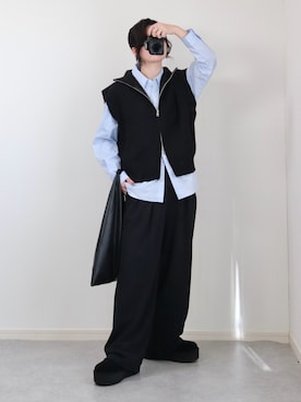 「アイテム（バッグ）」を使った、ゆ ず も も .さん（レディース・160cm）の冬コーディネート