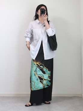 「ete（エテ）のアイテム」を使った、ゆ ず も も .さん（レディース・160cm）の夏コーディネート