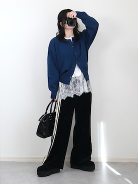 「アイテム（リング）」を使った、ゆ ず も も .さん（レディース・160cm）の冬コーディネート