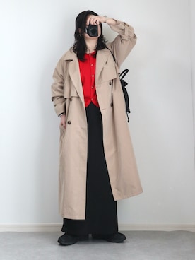 ゆ ず も も .さん（レディース・160cm）の春コーディネート