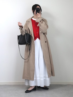 「tiptop（ティップトップ）のアイテム」を使った、ゆ ず も も .さん（レディース・160cm）の春コーディネート