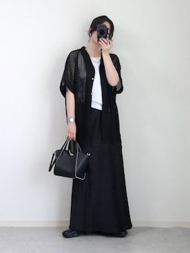 「ete（エテ）のアイテム」を使った、ゆ ず も も .さん（レディース・160cm）の夏コーディネート