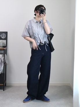 「アイテム（パンツ）」を使った、ゆ ず も も .さん（レディース・160cm）の夏コーディネート
