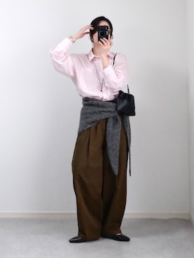 「TODAYFUL（トゥデイフル）のアイテム」を使った、ゆ ず も も .さん（レディース・160cm）の秋コーディネート