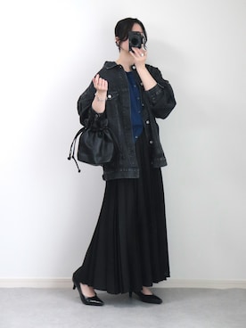 「アイテム（ブレスレット）」を使った、ゆ ず も も .さん（レディース・160cm）の春コーディネート