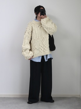 「アイテム（リング）」を使った、ゆ ず も も .さん（レディース・160cm）の秋コーディネート