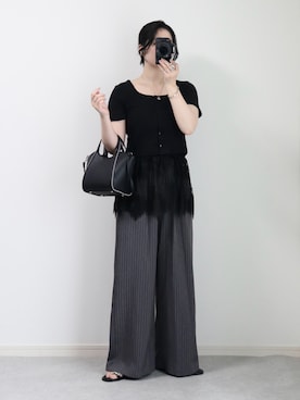 ゆ ず も も .さん（レディース・160cm）の春コーディネート