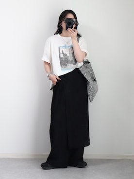 「loni（ロニ）のアイテム」を使った、ゆ ず も も .さん（レディース・160cm）の夏コーディネート