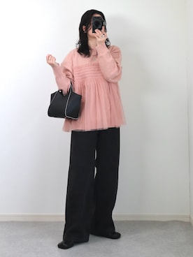 ゆ ず も も .さん（レディース・160cm）の冬コーディネート