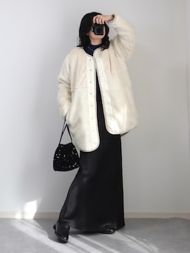 「アイテム（その他）」を使った、ゆ ず も も .さん（レディース・160cm）の冬コーディネート